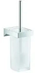 Grohe Selection Cube B&uuml;rstengarnitur 40857000 chrom, Glas, Wandmodell