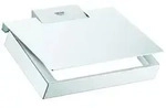 Grohe Selection Cube Papierhalter 40781000 chrom, mit Deckel, verdeckte Befestigung