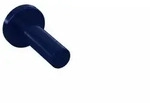 Hewi 477 Reservepapierhalter 477.21.20050 stahlblau, mit Rosette