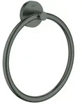 Grohe Essentials Handtuchring 40365AL1 hard graphite geb&uuml;rstet, verdeckte