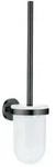 Grohe Essentials WC-B&uuml;rstengarnitur 40374A01 hard graphite, Wandmodell, verdeckte