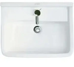 Duravit Starck 3 Waschtisch 0300550000 55 x 42 cm, weiss, mit Hahnloch und &Uuml;berlauf