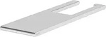 Keuco Edition 400 Papierhalter 11573170000 Alu silber-eloxiert, mit Ablage, offene