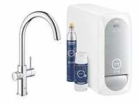 Grohe Blue Home Küchenarmatur 31455001 chrom, C-Auslauf, Starter Kit