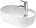 Duravit Luv Aufsatzwaschtisch 0381420000 wei&szlig;, 42x27cm, geschliffen, mit...