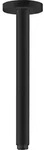 hansgrohe S Deckenanschluss 27389670 300mm, mattschwarz, DN 15, runde Rosette