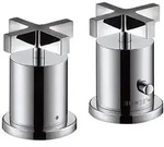 hansgrohe Axor Citterio Fertigmontageset 39480000 2-Loch-Wannenrandarmatur, mit