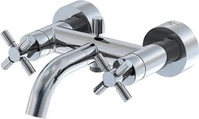 Steinberg 2501100, Steinberg Serie 250 Wannen-Zweigriffarmatur 2501100 Aufputz, chrom