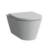 LAUFEN Kartell Wand-Tiefspül-WC H8203377590001 grau matt, spülrandlos, Form...