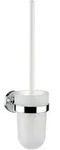 Emco Toilettenb&uuml;rstengarnitur Polo 071500101 chrom, Beh&auml;lter Kunststoff wei&szlig;,