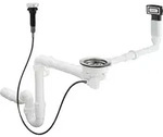 hansgrohe Ab- und &Uuml;berlaufgarnitur 43937000 chrom, automatisch, f&uuml;r Einzelbecken