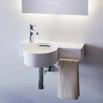 Laufen H8152834001051, LAUFEN Val Handwaschbecken H8152834001051 55x31,5cm, Ablage