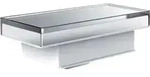 Emco Liaison Glashalter f&uuml;r Reling 182100004 Glas satiniert, Einhandbedienung