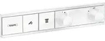 hansgrohe RainSelect Thermostat 15380700 mattwei&szlig;, 2x Verbraucher, Unterputz