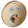 hansgrohe ShowerSelect Fertigmontageset 15743140 UP-Thermostat, 2 Verbraucher,