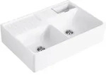 Villeroy und Boch Sp&uuml;lstein Doppelbecken 632392RW Ablaufgarnitur,