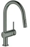 Grohe Minta Sp&uuml;ltisch-Einhebelmischer 32321AL2 hard graphite geb&uuml;rstet,