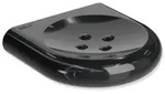 Hewi 477 Seifenhalter 477.02.20090 120mm, mit Noppen, tiefschwarz