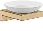 hansgrohe AddStoris Seifenhalter 41746140 Wandmontage, Glas, Metall, brushed bronze