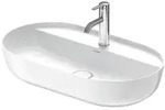 Duravit Luv Aufsatz-Waschtisch 0380700000 70x40cm, geschliffen, 1 Hahnloch, ohne