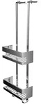 EMCO System 2 T&uuml;retagere 354500125 chrom, 2 tiefe K&ouml;rbe