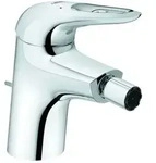 Grohe Eurostyle Bidetarmatur 33565003 chrom, mit Ablaufgarnitur, Griff offen