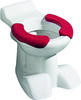 Geberit Stand-Tiefspül-WC Bambini weiß, 6 l, Sitzfläche karminrot