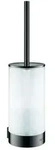 Grohe Selection WC-B&uuml;rstengarnitur 41076A00 hard graphite, Glas, Wandmontage,