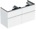 Geberit iCon Doppelwaschtisch-Unterschrank 502309011 118,4x61,5x47,6cm, 4 Schubladen,