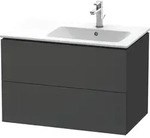 Duravit L-Cube Waschtisch-Unterschrank LC629204949 82x48,1x55cm, 2 Schubk&auml;sten,