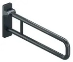 Hewi 801 St&uuml;tzklappgriff 801.50.10692 600 mm, anthrazitgrau, drehbar,...