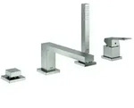 Grohe Eurocube 4-Loch-Wannenkombination 19897DC1 supersteel