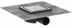 hansgrohe RainDrain Boden-Punktablauf 56055800 15x15cm Abdeckung, Edelstahl