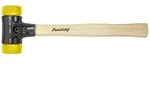Wiha Schonhammer Safety mittelhart/mittelhart mit Hickory-Holzstiel, Rund-Schlagkopf