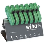 Wiha Stiftschl&uuml;ssel mit Schl&uuml;sselgriff Set TORX&reg; 8-tlg. schwarzoxidiert inkl.