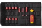 Wiha Schraubendreher und Steckschl&uuml;sseleinsatz 1/4" Set slimVario&reg; electric