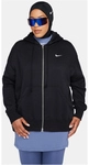 NIKE Sportswear Phoenix Fleece Oversized Kapuzenjacke Damen 010 - black/sail XS