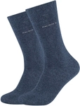 2er Pack camano Soft Crew Socken 0006 - jeans 35-38
