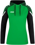 JAKO Performance Hoodie Damen soft green/schwarz 40