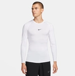 NIKE Pro Dri-FIT Tight langarm Funktionsshirt Herren 100 - white/black S
