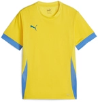 PUMA teamGOAL Matchday Trikot Kinder 17 - faster yellow/electric blue lemonade 116