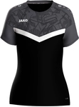 JAKO Iconic T-Shirt Damen 801 - schwarz/anthrazit 34