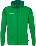 uhlsport Squad 27 Track Trainingsjacke mit Kapuze Kinder gr&uuml;n/lagune 128