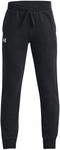 UNDER ARMOUR Rival Fleece Jogginghose Jungen 001 - black/white L (149-160 cm)