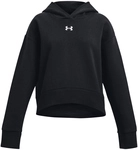 UNDER ARMOUR Rival Fleece Crop Hoodie M&auml;dchen 001 - black/white M (137-149 cm)