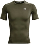 UNDER ARMOUR HeatGear kurzarm Funktionsshirt Herren 390 - marine od green/white...