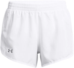 UNDER ARMOUR Fly-By Shorts Damen 100 - white/white/reflective M