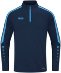 JAKO Power Ziptop Kinder 910 - marine/skyblue 128