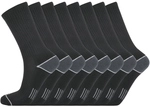 8er Pack ENDURANCE Hoope Crew Socken 1001 - black 31-34