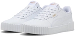 PUMA Carina 3.0 Leder Sneaker Damen 01 - PUMA white/PUMA gold 37